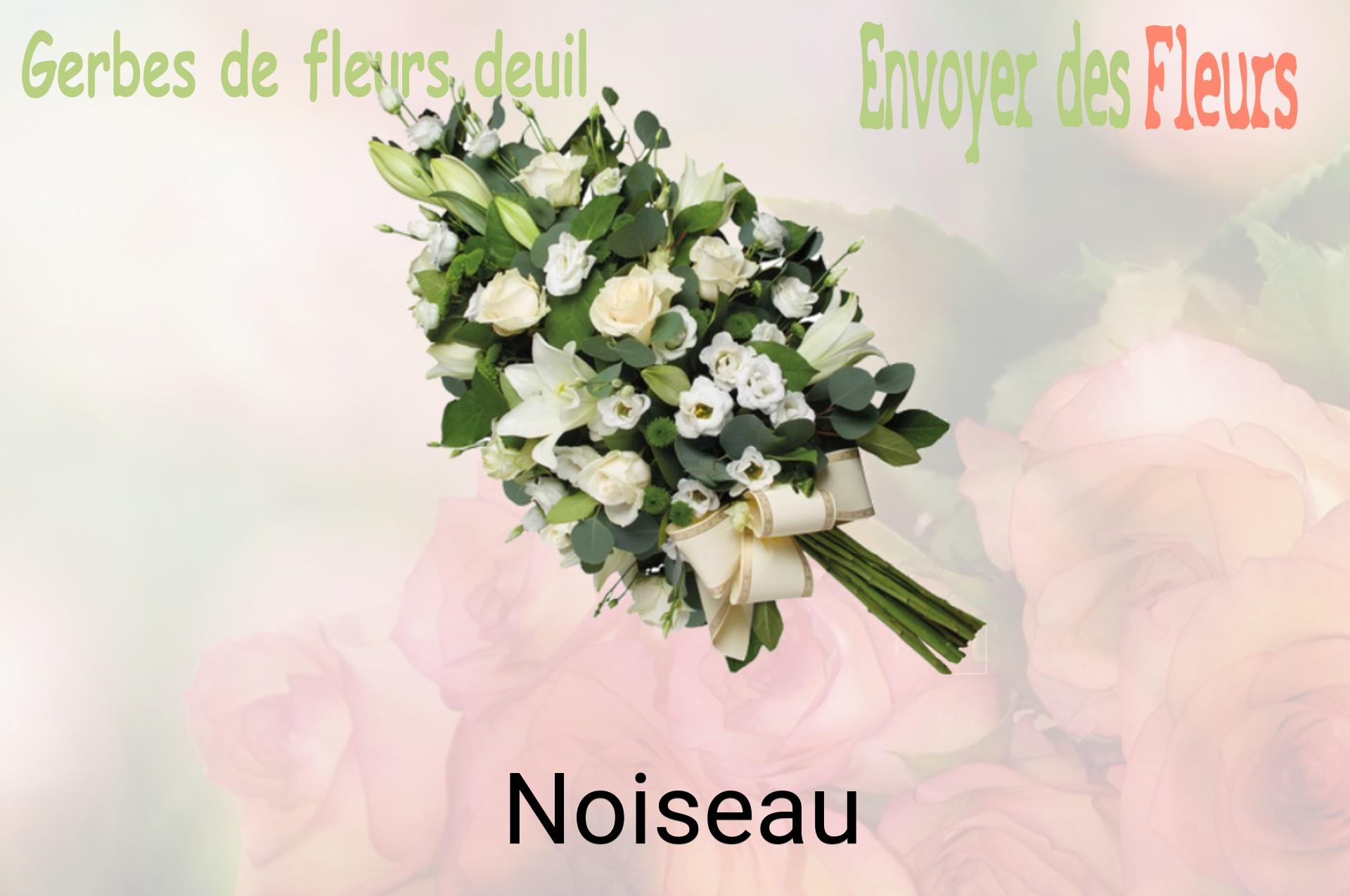 Gerbe de fleurs de deuil livrée à Noiseau